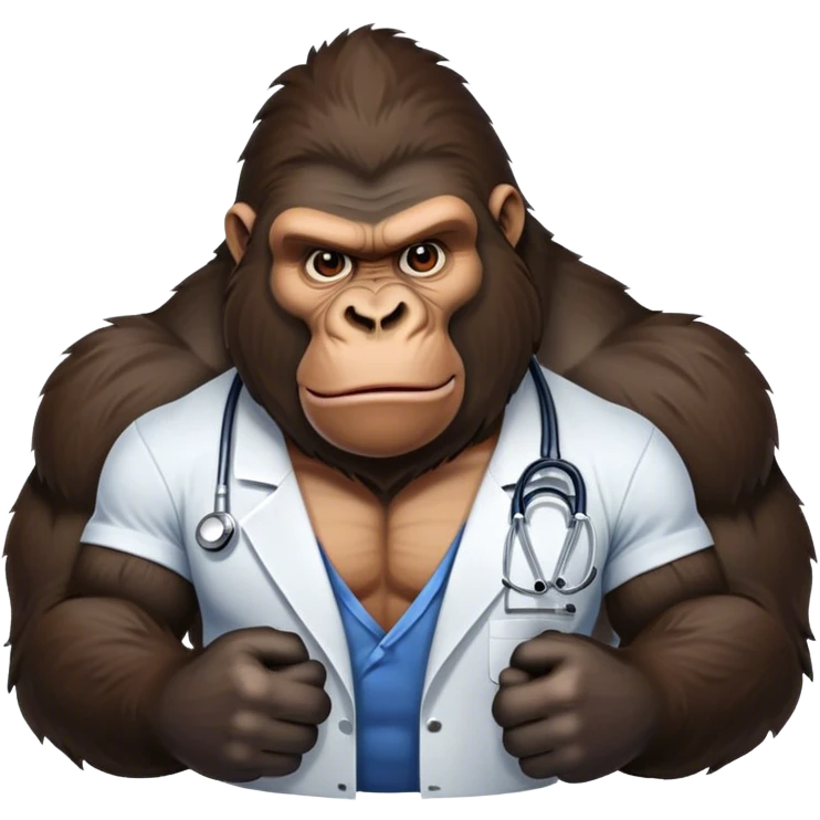 super buff doctor gorilla emoji