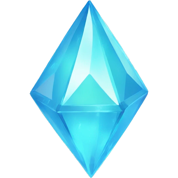 Sims iceblue plumbob emoji