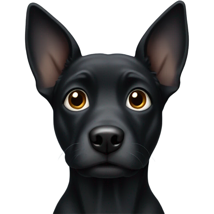 Black dog emoji