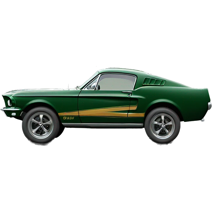 1967 mustang hunter green  emoji