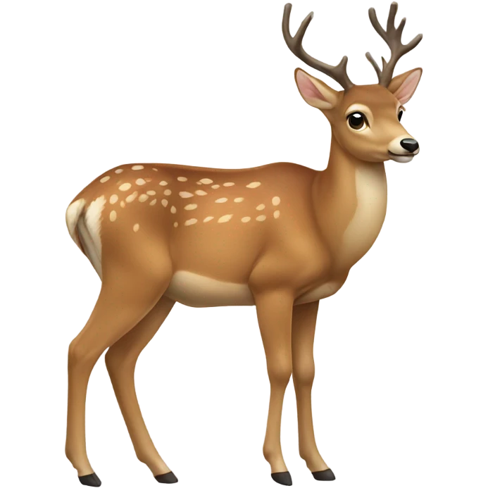 Deer with a big butt emoji