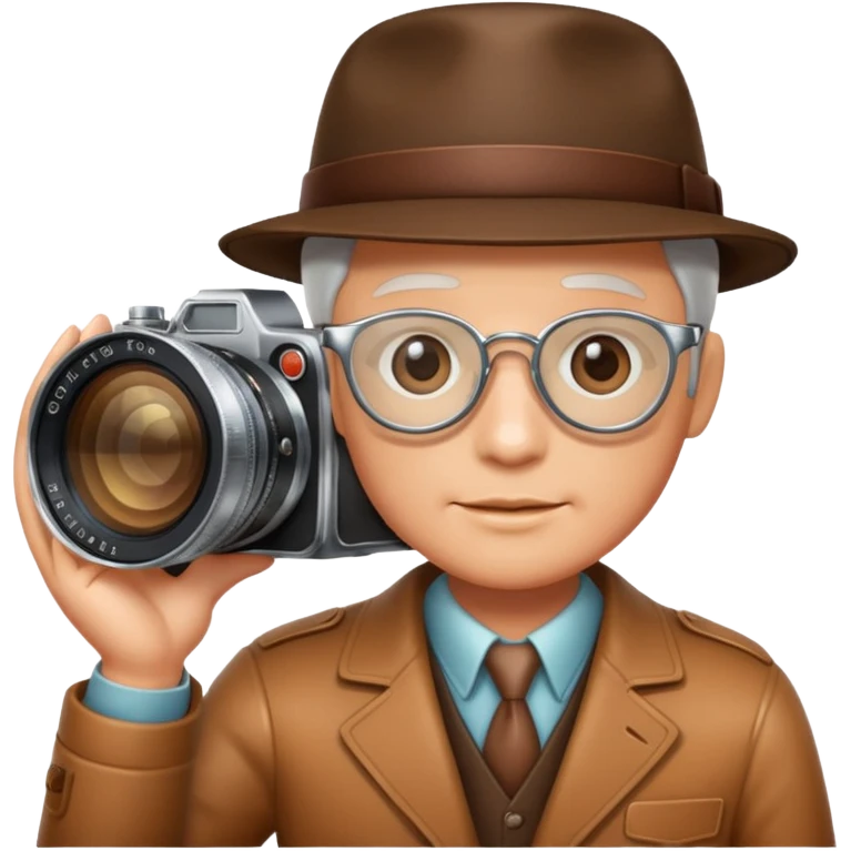 Camera Collector + retro lens emoji