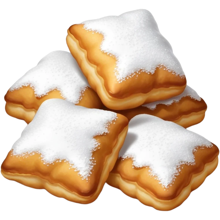 beignets and powdered sugar emoji