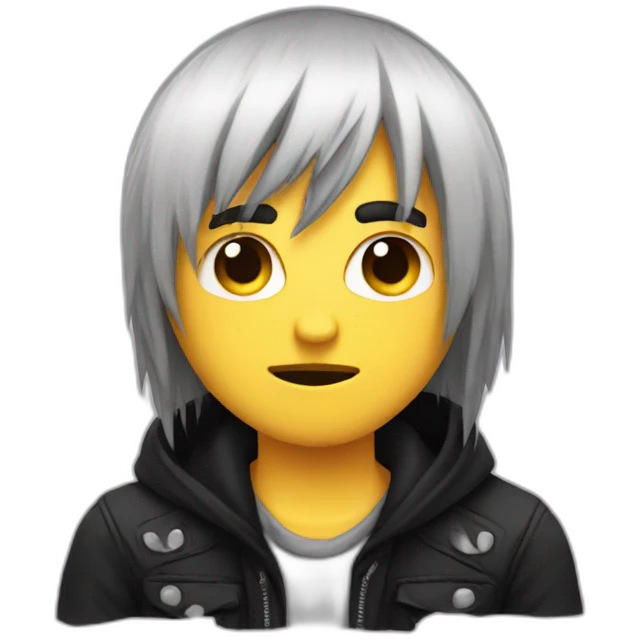 Emo with bang emoji