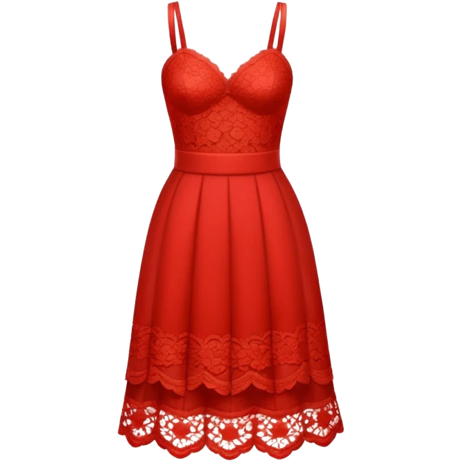 red Lace Clothing emoji