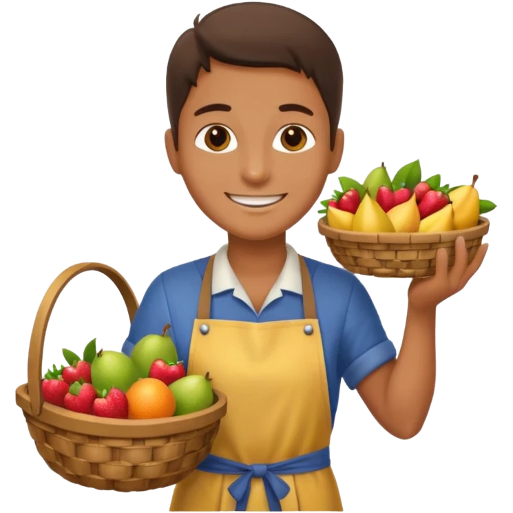 fruit cart vendor emoji