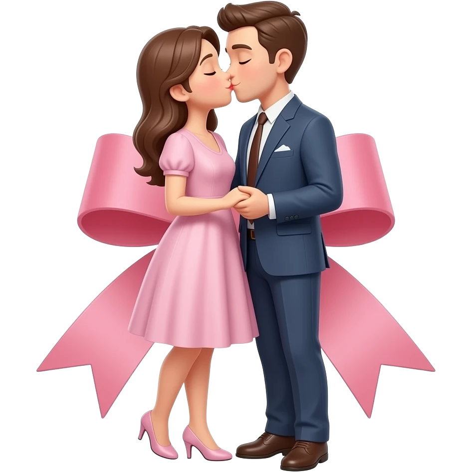 Kurdeleli öpücük emoji