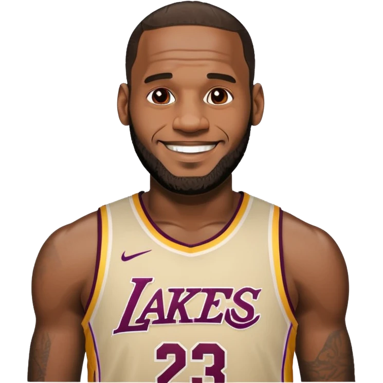 Lebron getting dih emoji