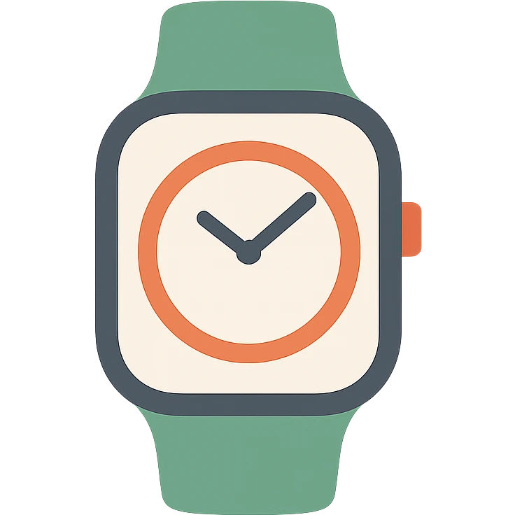 a watch emoji