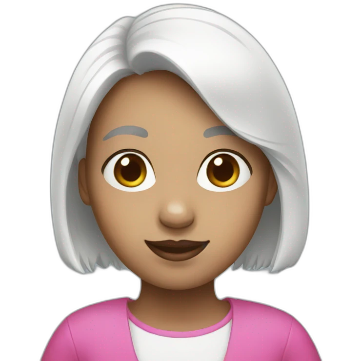 Pink Panda Female Human  emoji