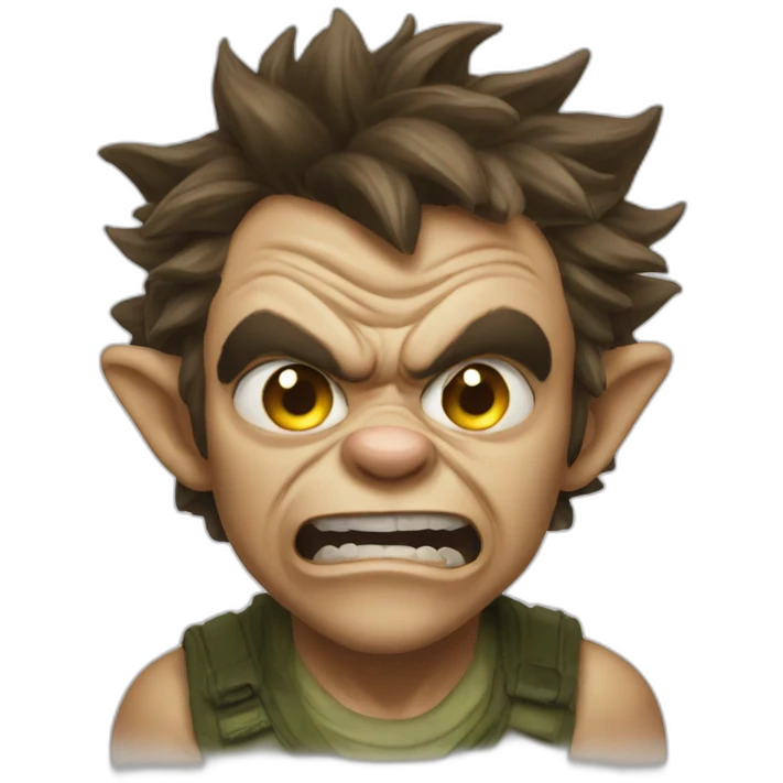 Gremlin rage emoji