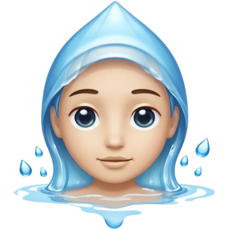 Water as a human emoji