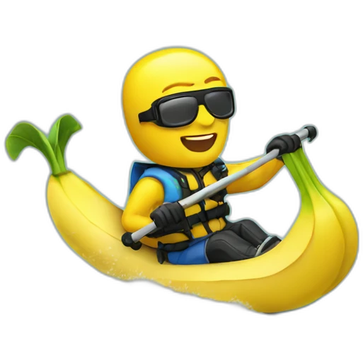 Banana ski  emoji