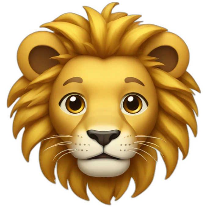 lion cook new year emoji