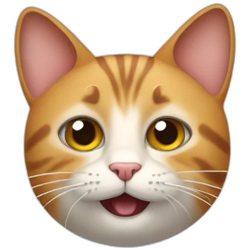 A cat that seems to say uuuhhhh ? emoji