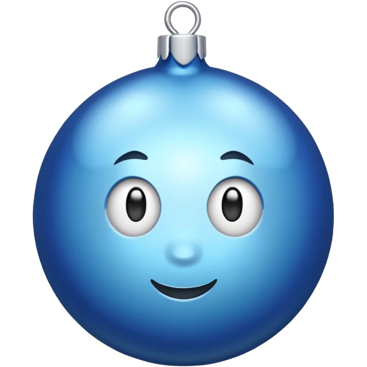 Blue yılbaşı emoji