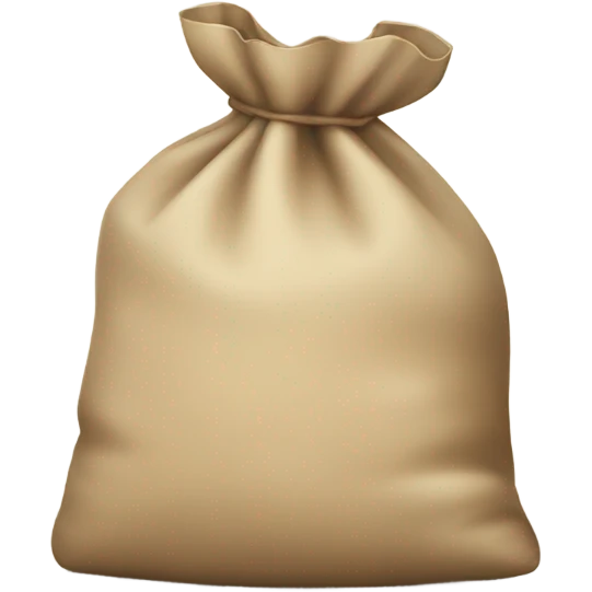 Empty money bag emoji