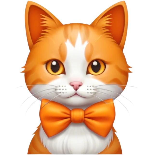 cat with a bow emoji