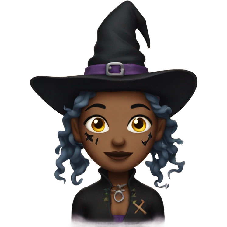 Witch with lots of tattoos emoji