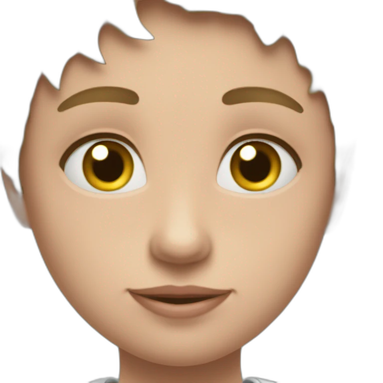 Un garçon qui regarde une fille avec amour emoji