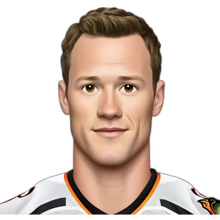 Jonathan Toews as rainbow colored rock  emoji