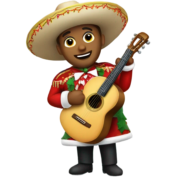 Christmas mariachi emoji