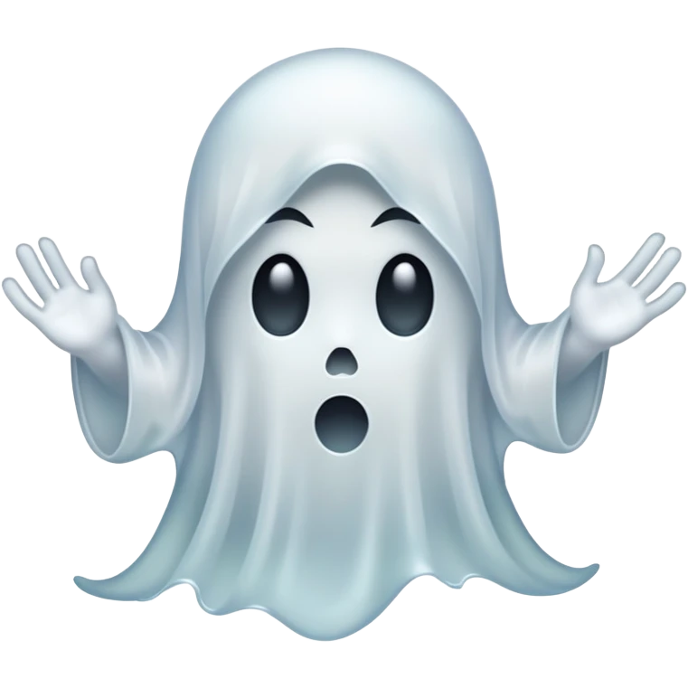 scary ghost emoji