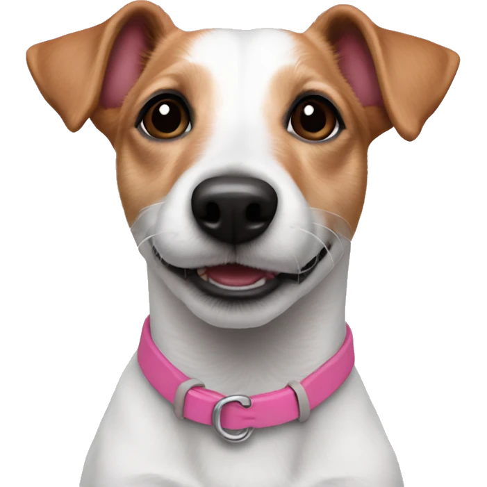 Jack russel pink emoji