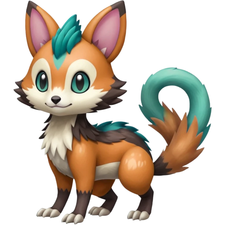 Meloetta-Vernid-Trico-Sergal-Furret-Pokémon-Fakémon-creature emoji