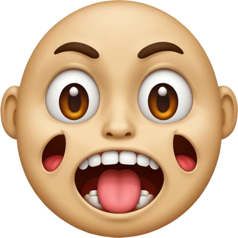 Uma junção destes dois emojis 🤪🤤 emoji