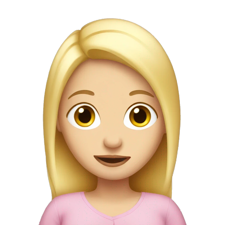 Blond pregnant  emoji