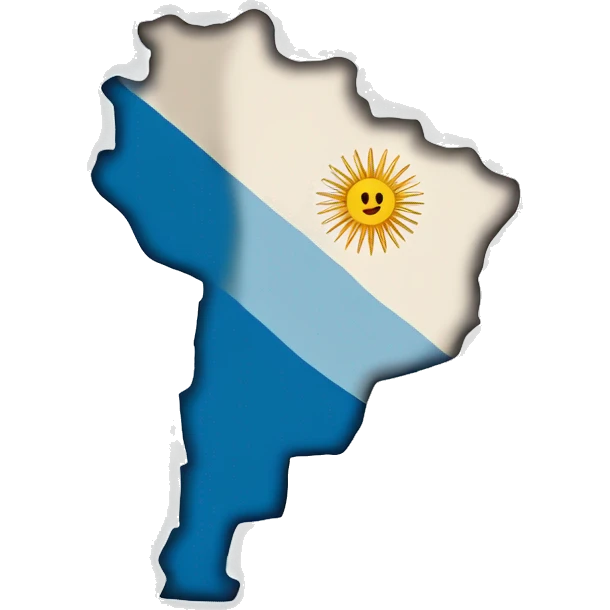 ARGENTINA MAP SIMPLE emoji