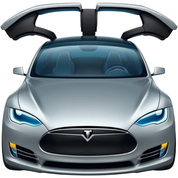 Tesla transforming emoji