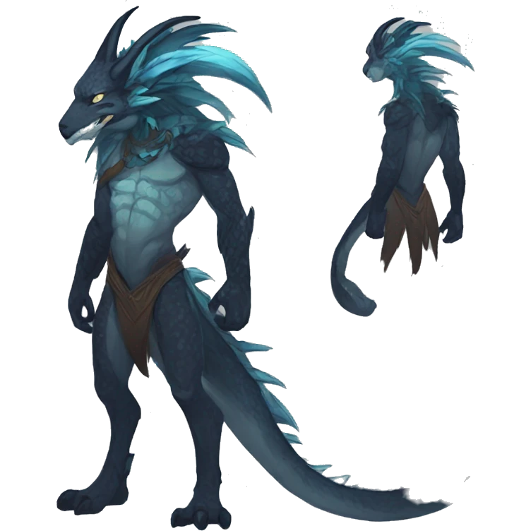 Cool Edgy Vernid species by LiLaiRa full body emoji