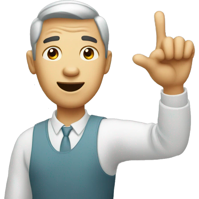 men or women with hand pointing at something amazed reaction emoji