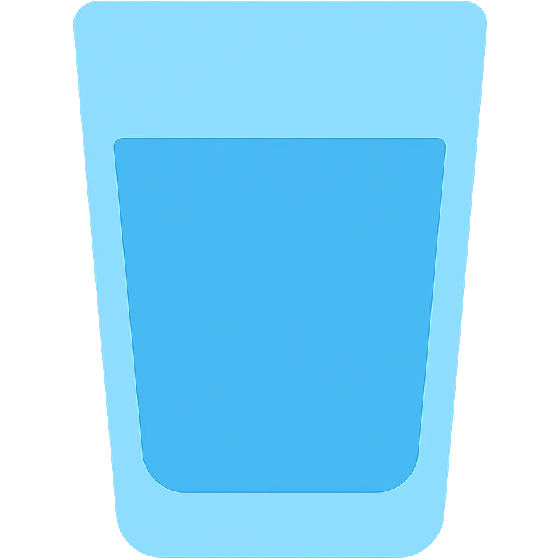 now with water emoji