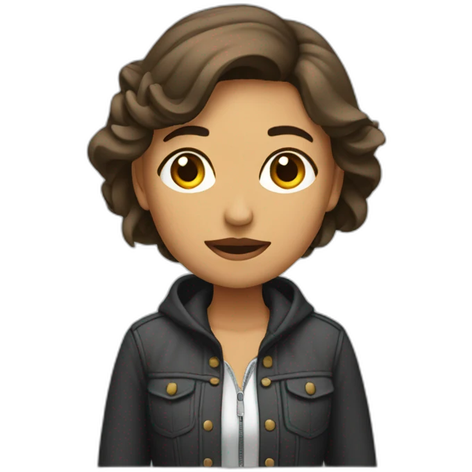 Mujer molesta emoji