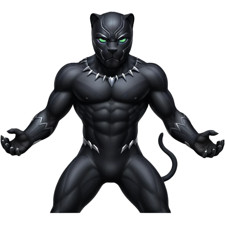 Black pantera emoji