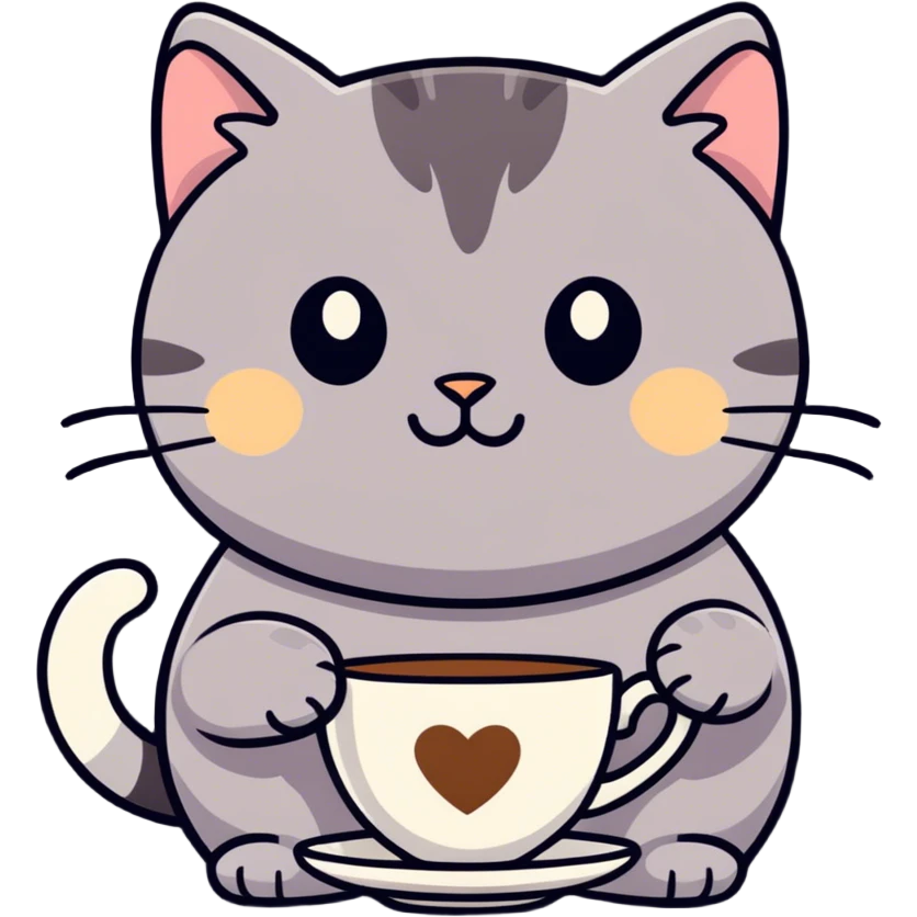 Cat Tea emoji