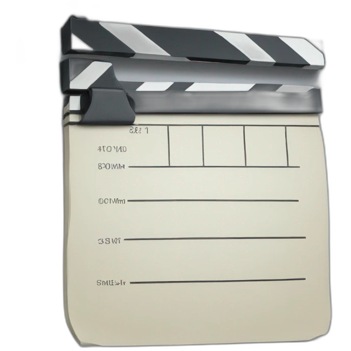 Production slate emoji