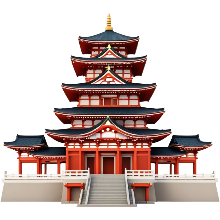 Cinematic Realistic Senso-ji Temple Landmark Emoji, depicted with the historic Tokyo temple rendered with intricate architectural detail and dynamic, cultural lighting. emoji