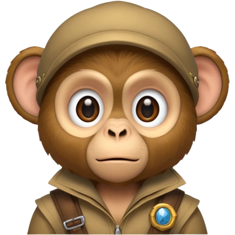 explorer monkey emoji