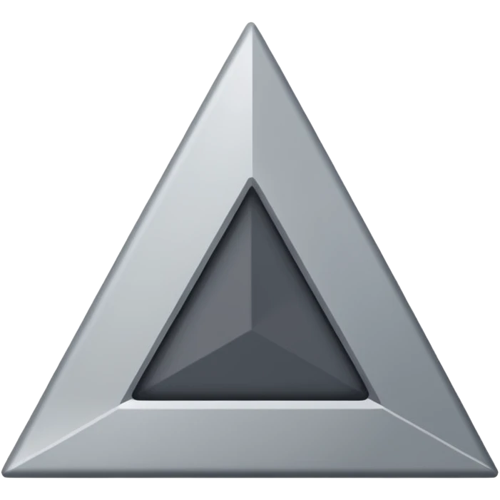 gray triangle parallel to the left, tilted 60 degrees emoji