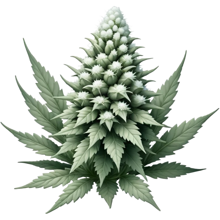 white marijuana emoji