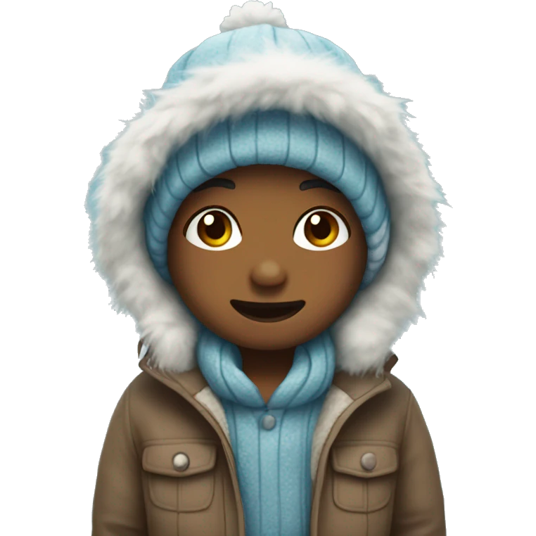 Cute winter emoji