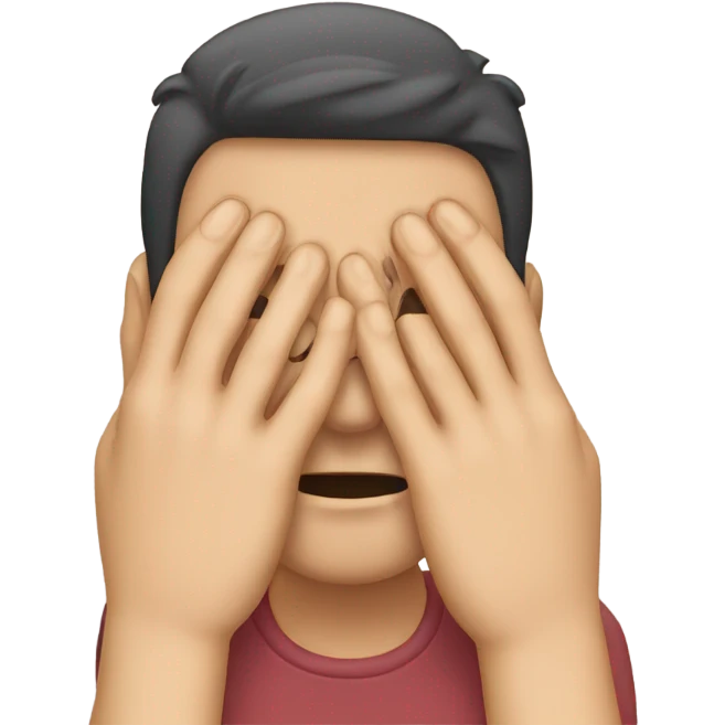 Face palm  emoji