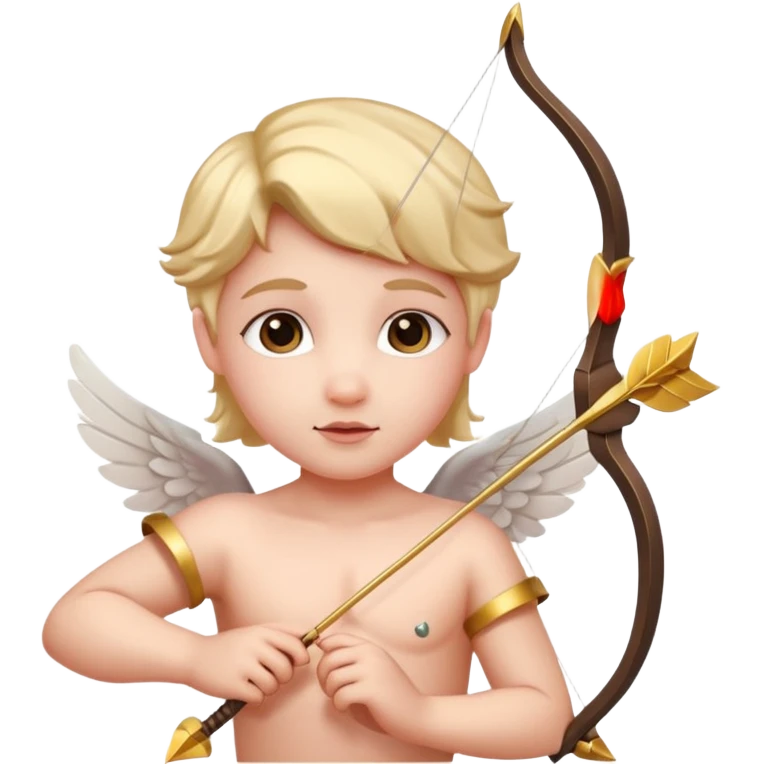 valentine's day themed cupid emoji