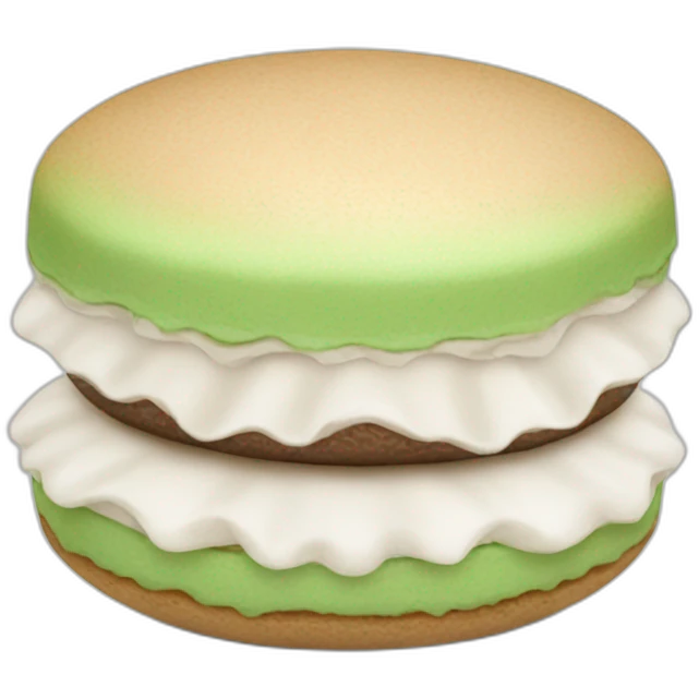 coconut macaron emoji