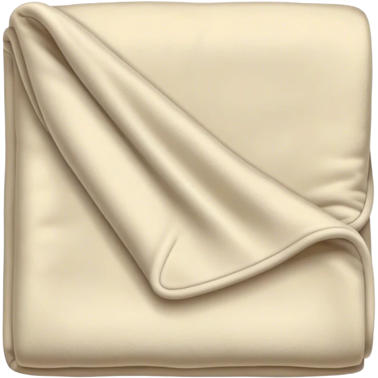 Folded blanket emoji