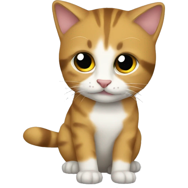 Кошка на ветке emoji